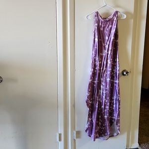 Purple dress with pockets